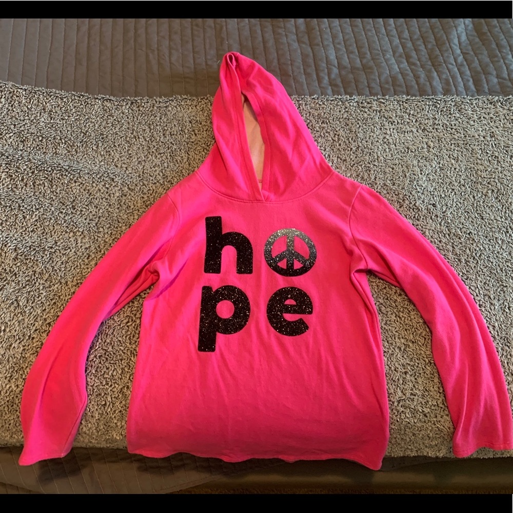 Pink Justice Hope Thin Hoodie